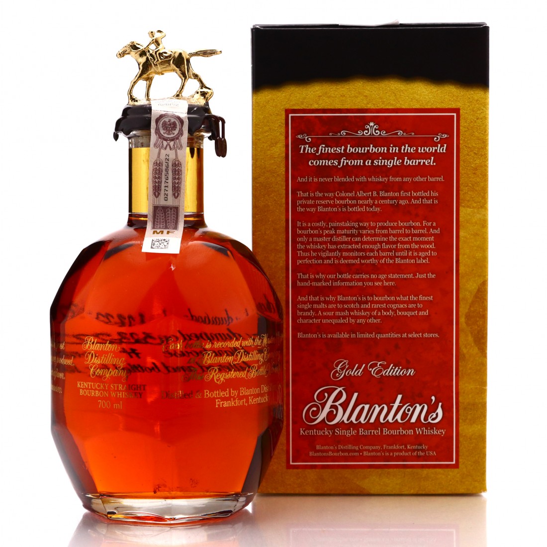 Blanton's Single Barrel Gold Edition dumped 2022 70cl Whisky Auctioneer
