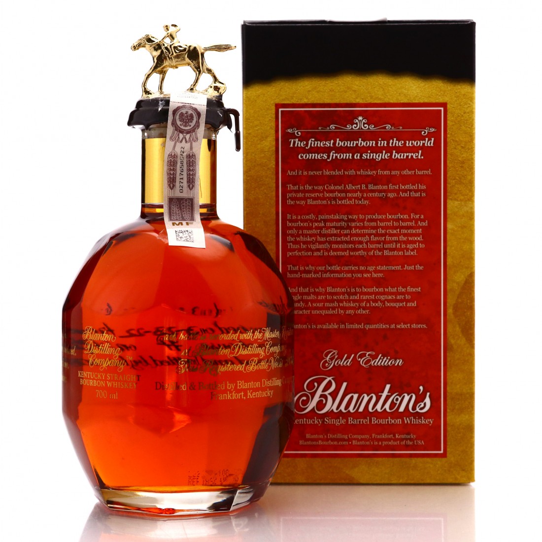 Blanton's Single Barrel Gold Edition dumped 2022 70cl Whisky Auctioneer