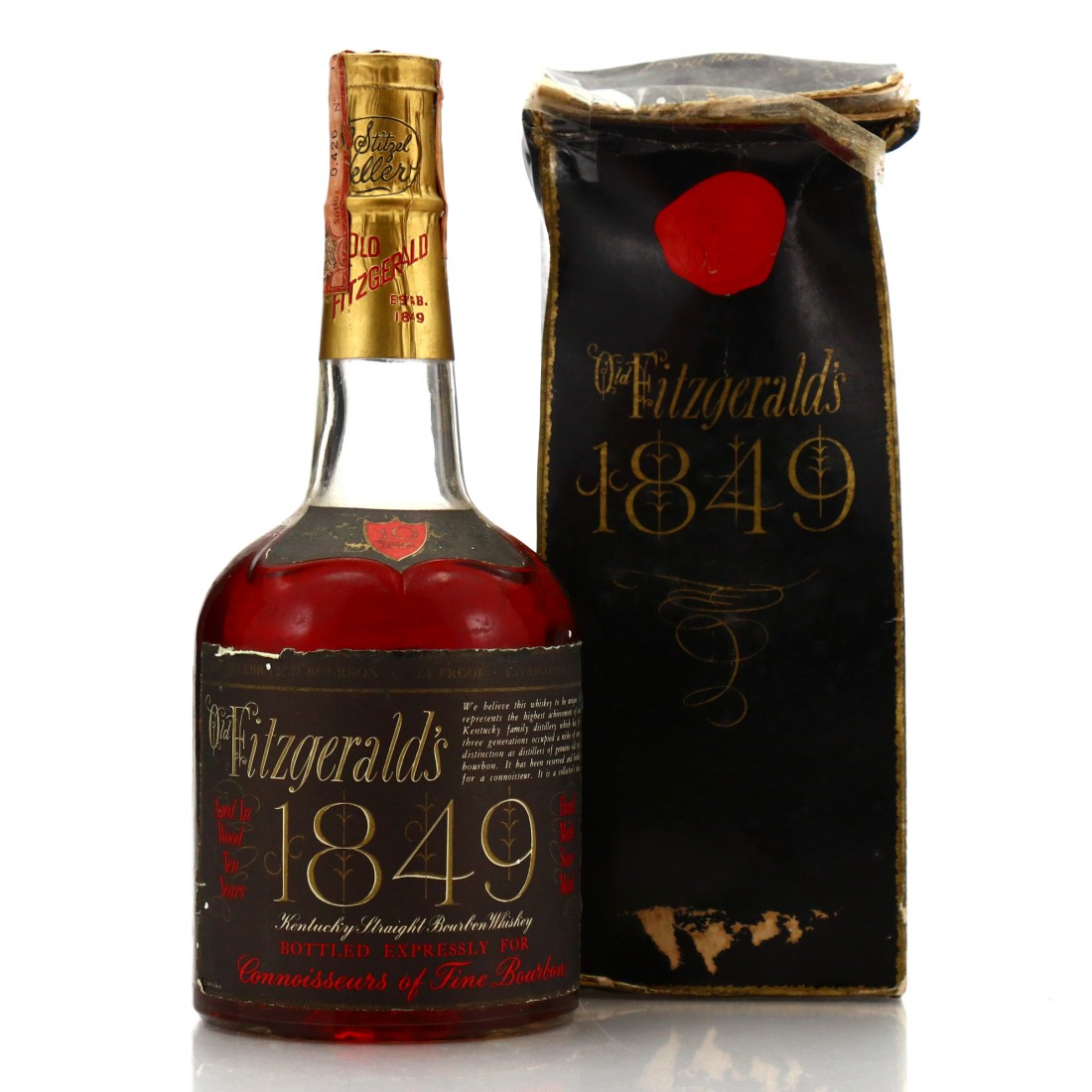 Old Fitzgerald '1849' 10 Year Old Kentucky Straight Bourbon 1964