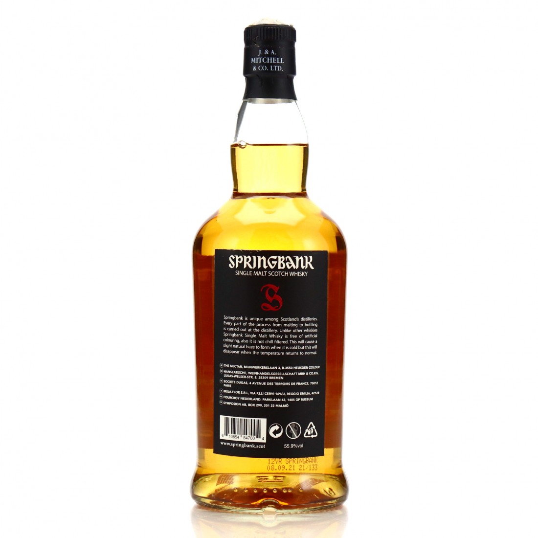 Springbank 12 Year Old Cask Strength 2021 / 55.9% | Whisky Auctioneer