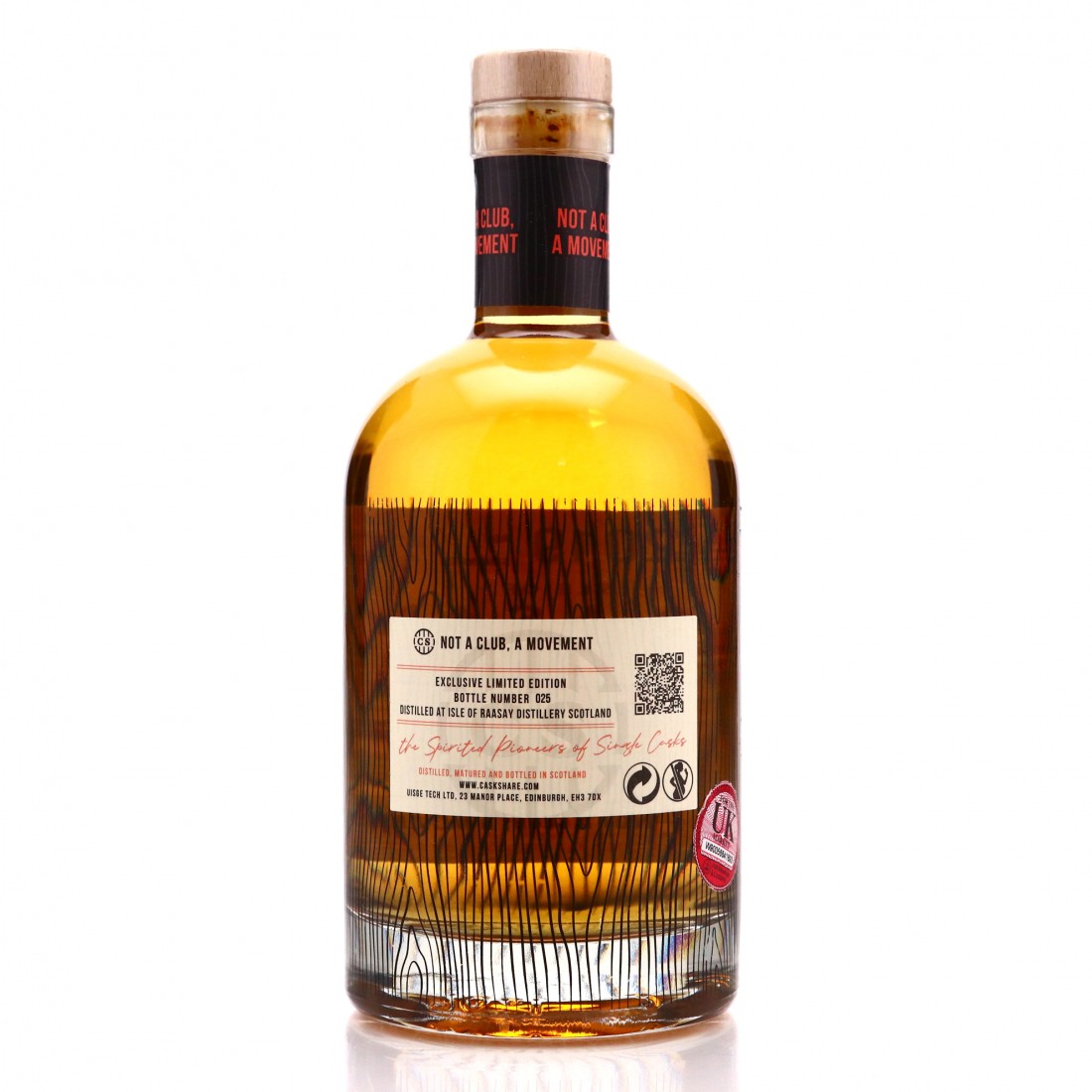 Raasay 2019 CaskShare 3 Year Old 118 Whisky Auctioneer