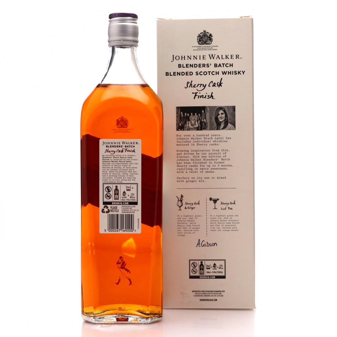 Johnnie Walker 12 Year Old Blenders' Batch Exp7 1 Litre / Sherry Cask