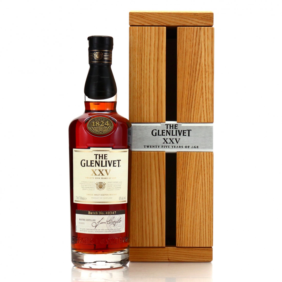 Glenlivet 25 Year Old Batch 40347 Whisky Auctioneer