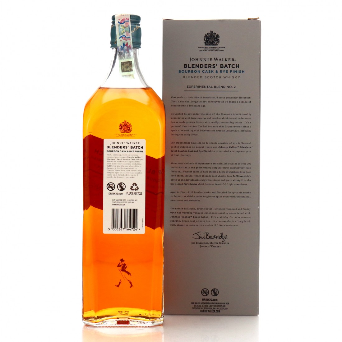 Johnnie Walker Blenders' Batch 2 1 Litre / Bourbon Cask & Rye Finish Whisky Auctioneer