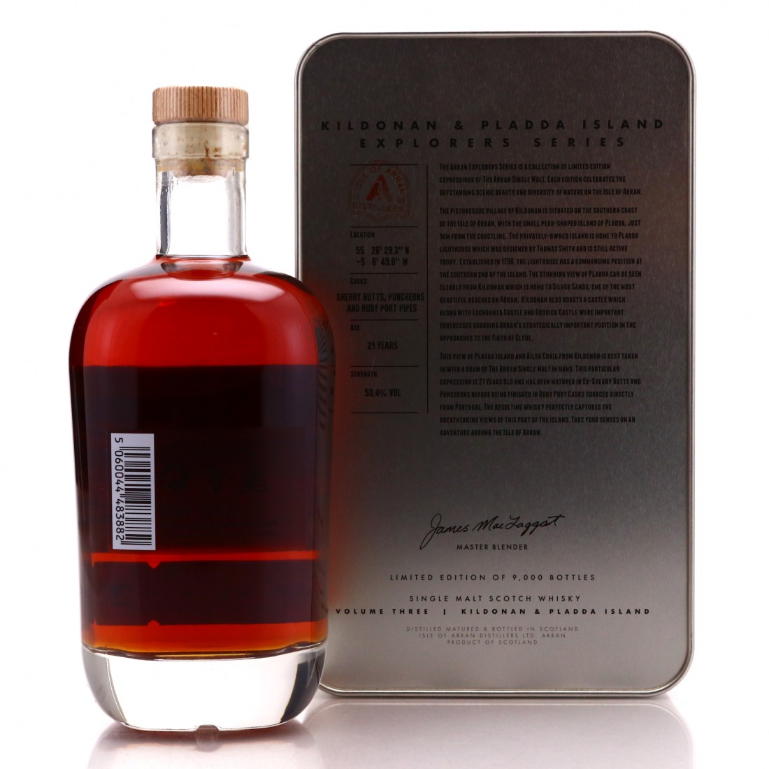 Arran 21 Year Old The Explorers Series Volume 3 / Kildonan and Pladda