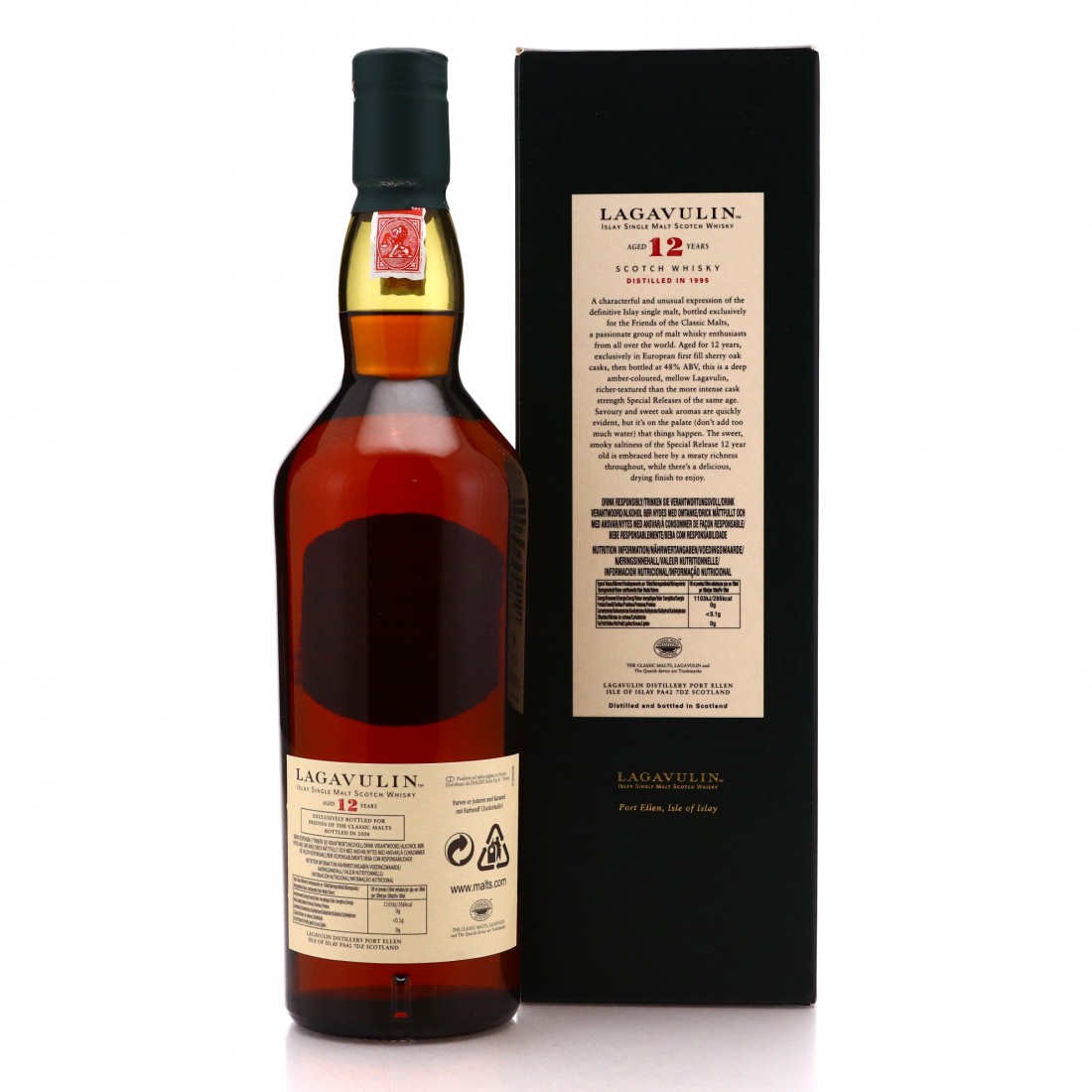 Lagavulin 1995 Friends of the Classic Malts 2008 | Whisky Auctioneer