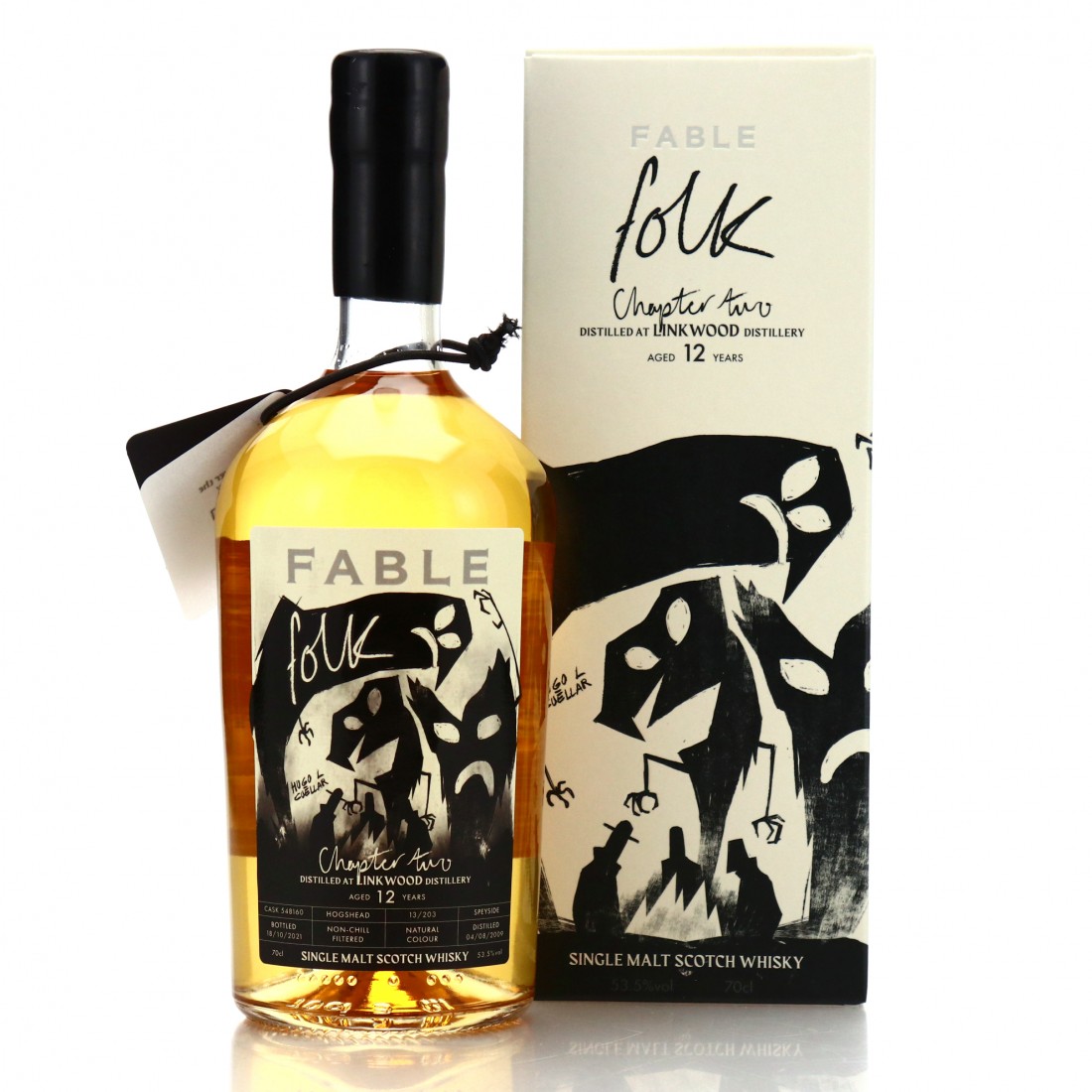 Linkwood 2009 Fable 12 Year Old / Chapter Two Folk Whisky Auctioneer