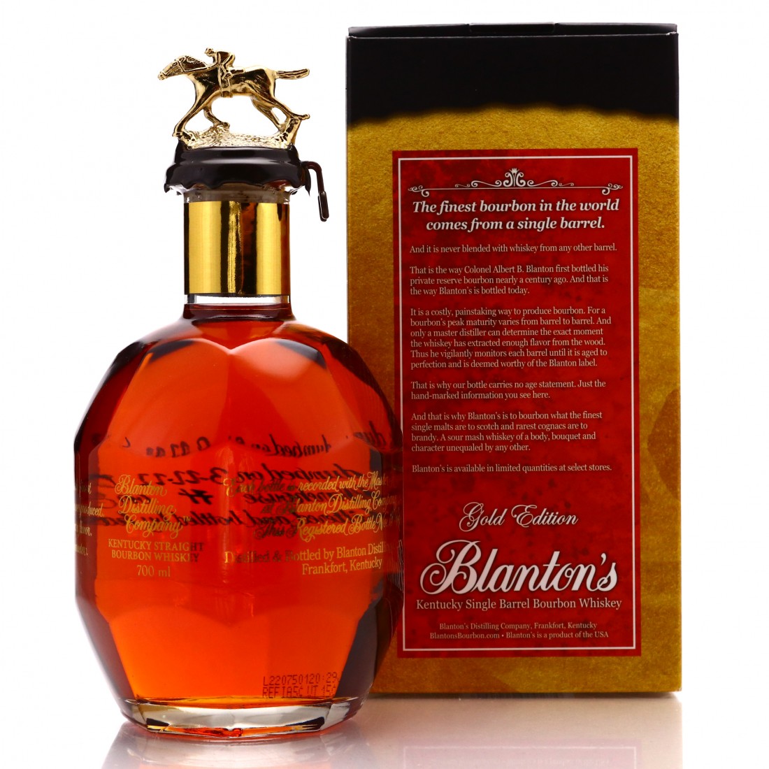 Blanton's Single Barrel Gold Edition dumped 2022 70cl Whisky Auctioneer