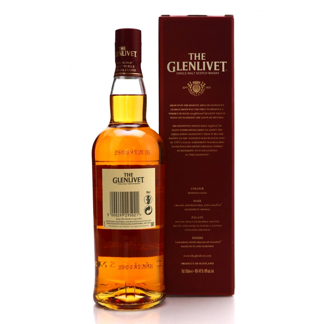 Glenlivet 15 Year Old French Oak Reserve Whisky Auctioneer