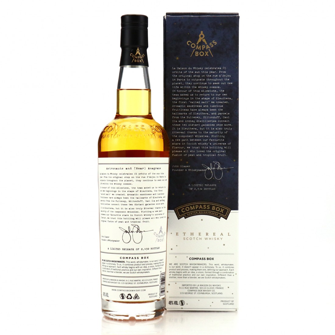 Compass Box Ethereal / LMDW 65th Anniversary Whisky Auctioneer