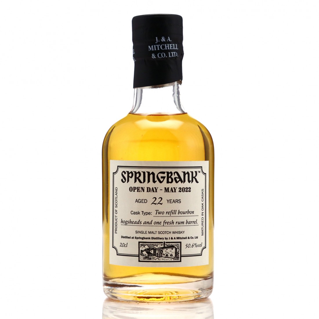 Springbank 22 Year Old Bourbon & Rum Casks 20cl / Campbeltown Malts ...