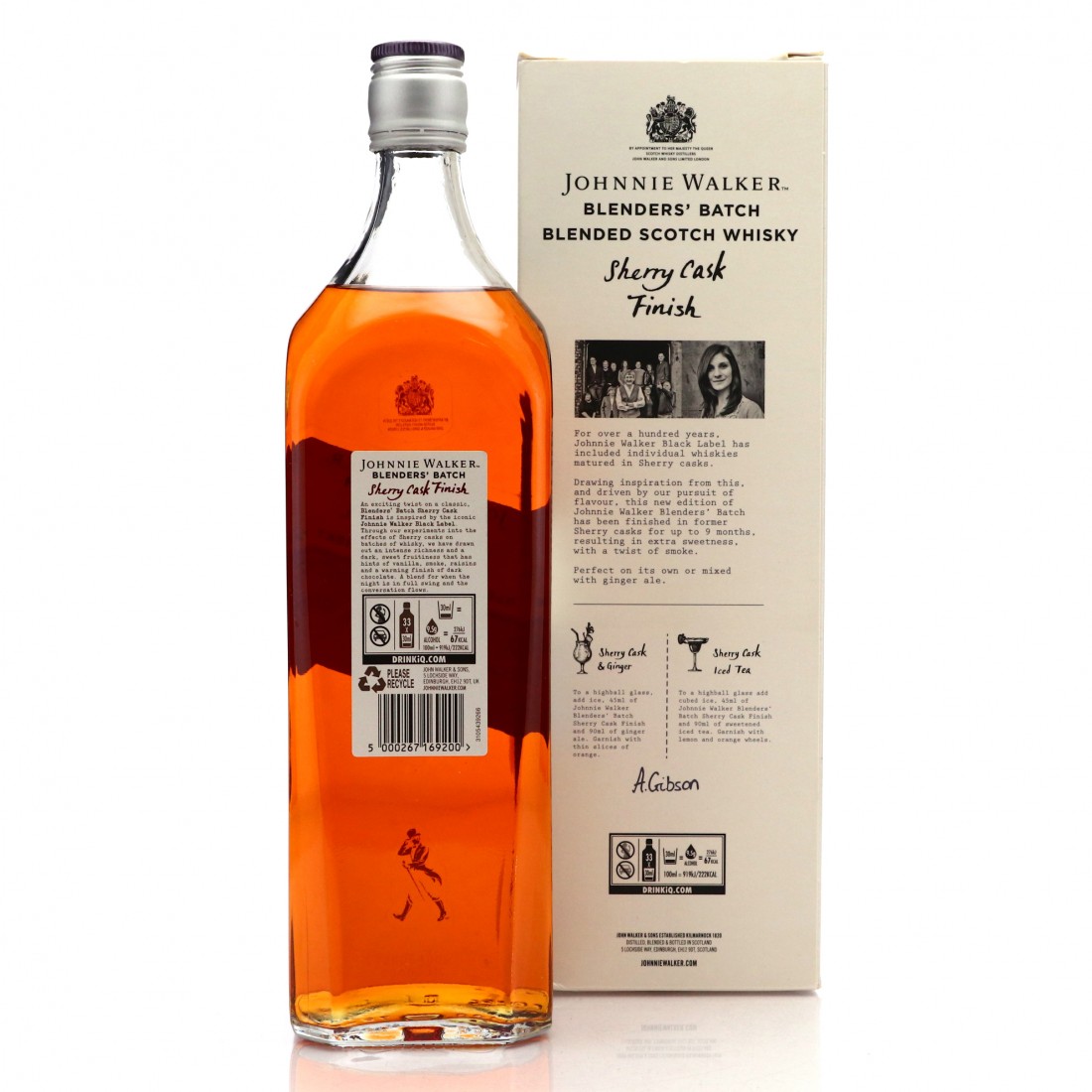 Johnnie Walker 12 Year Old Blenders' Batch Exp7 1 Litre / Sherry Cask