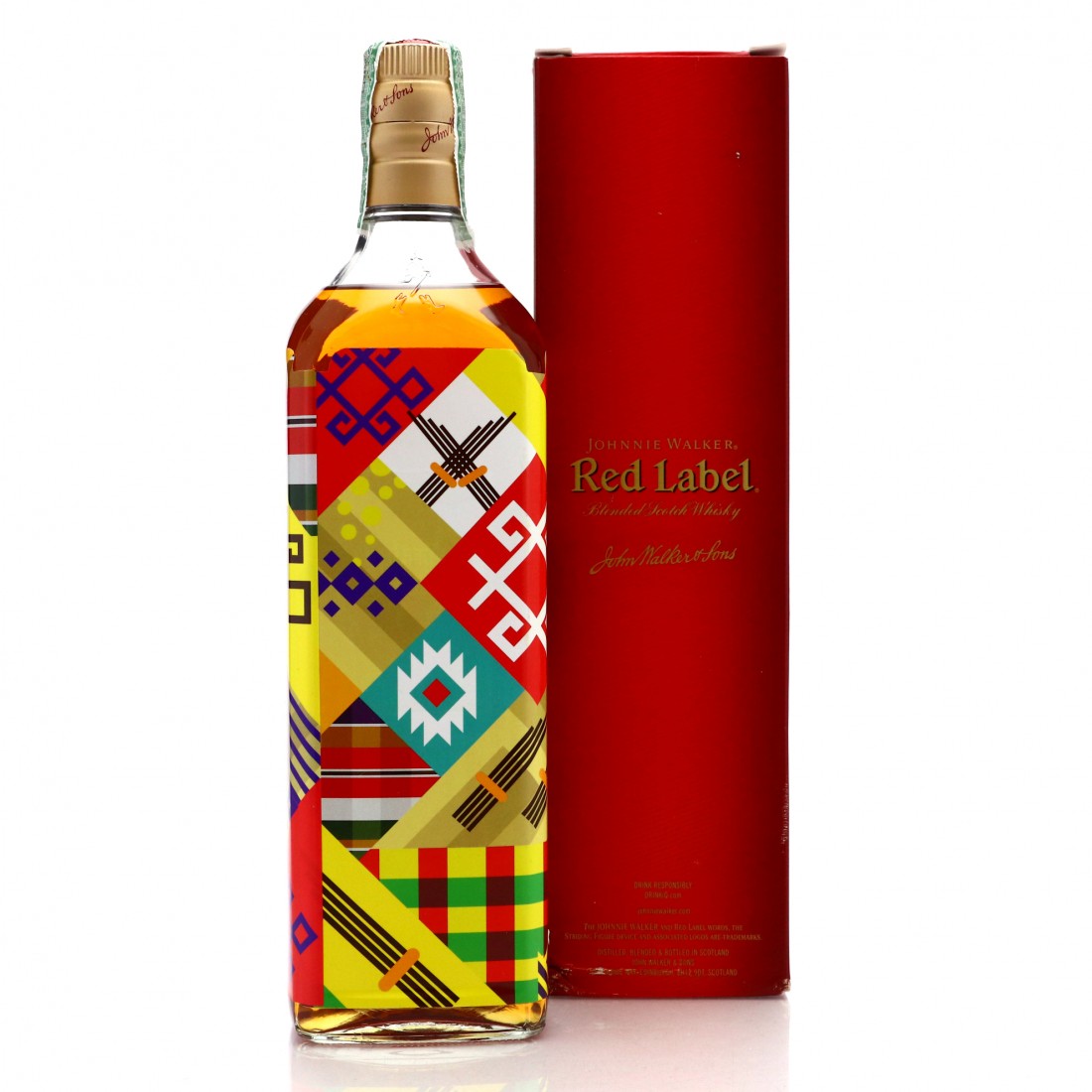 Johnnie Walker Red Label Limited Edition 1 Litre Whisky Auctioneer