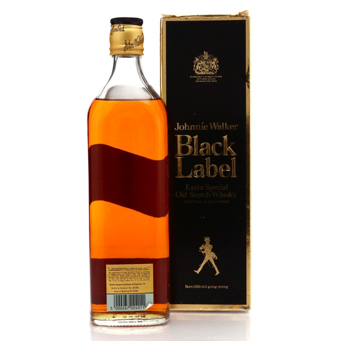 Johnnie Walker Black Label 12 Year Old 1980s Whisky Auctioneer