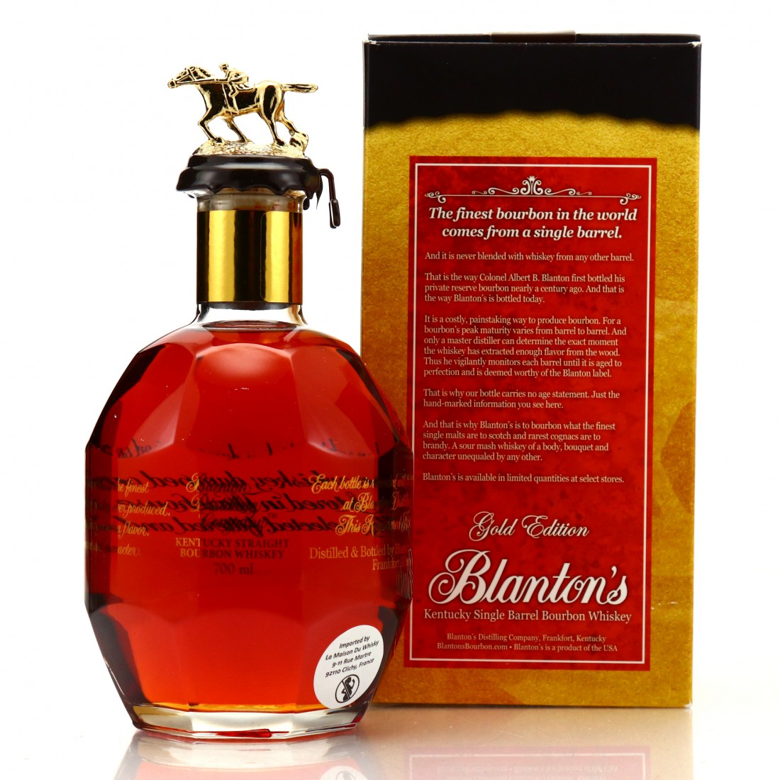 Blanton's Single Barrel Gold Edition dumped 2020 70cl Whisky Auctioneer