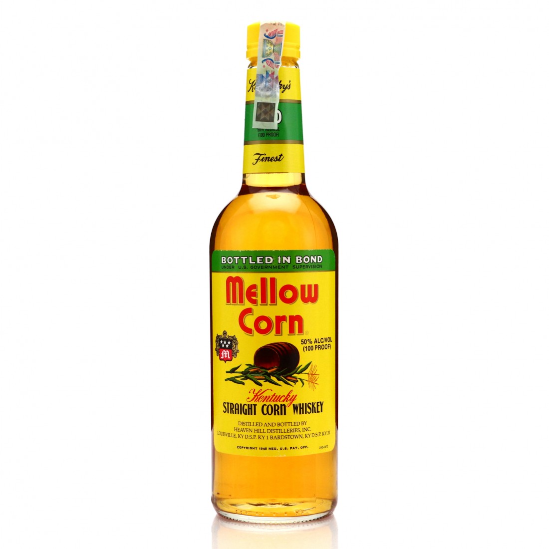 Mellow Corn Bottled in Bond Corn Whiskey Whisky Auctioneer