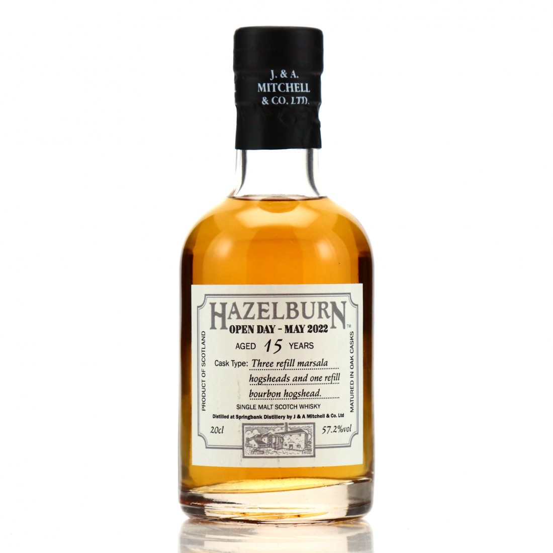 Hazelburn 15 Year Old Marsala & Bourbon Casks 20cl / Campbeltown Malts ...