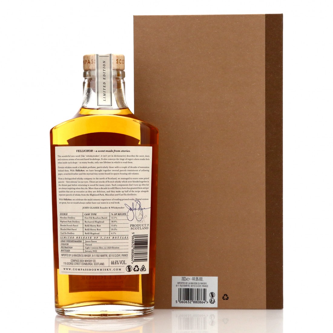 Compass Box Vellichor Whisky Auctioneer