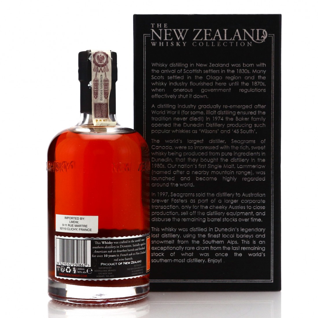 Dunedin 16 Year Old New Zealand Whisky Collection Double Wood 50cl