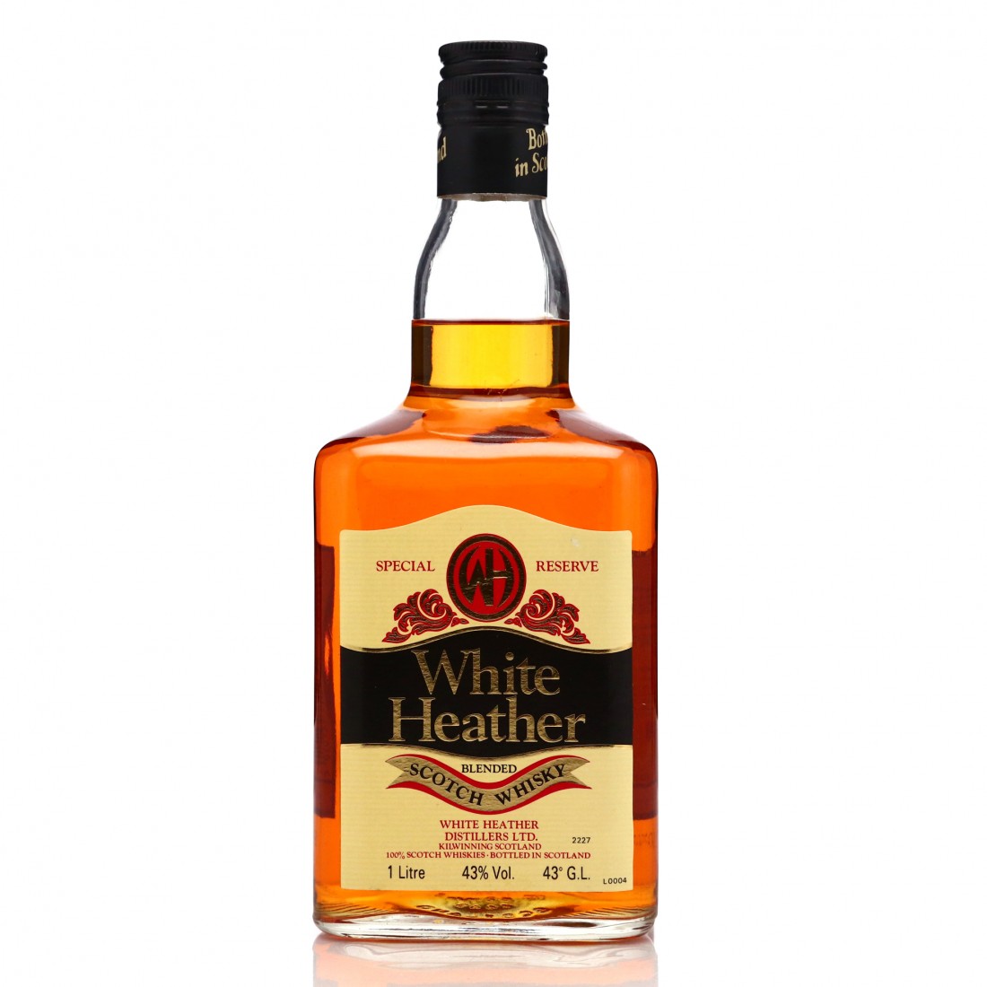 White Heather Special Reserve Scotch Whisky 1 Litre 1980s Whisky Auctioneer