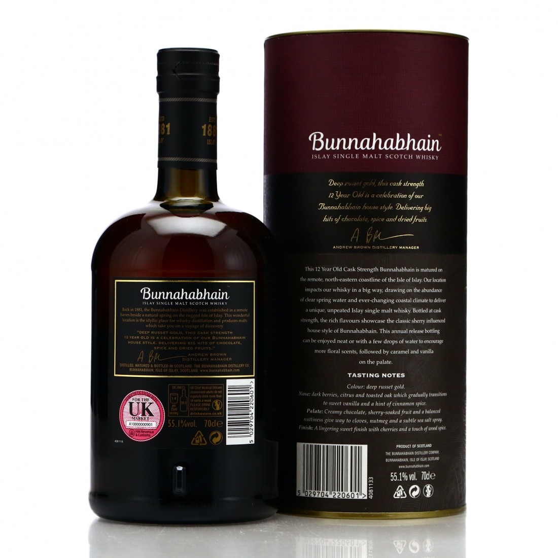 Bunnahabhain 12 Year Old Cask Strength 2021 Edition Whisky Auctioneer
