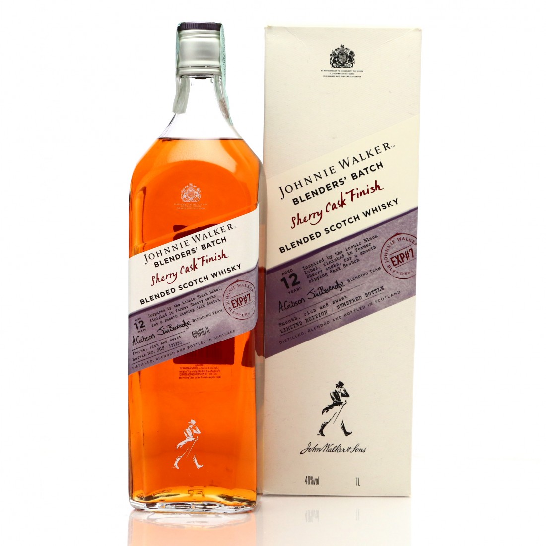 Johnnie Walker 12 Year Old Blenders' Batch Exp7 1 Litre / Sherry Cask