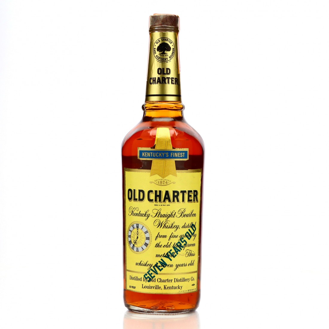 Old Charter 7 Year Old Kentucky Straight Bourbon 1980s Whisky Auctioneer