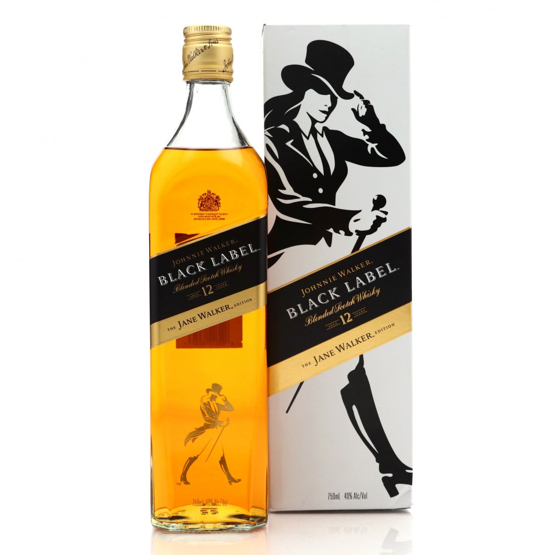 Johnnie Walker Black Label 12 Year Old Jane Walker 75cl / US Import
