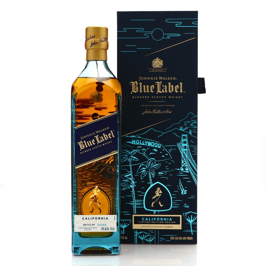 Johnnie Walker Blue Label California Limited Edition 75cl / US Whisky