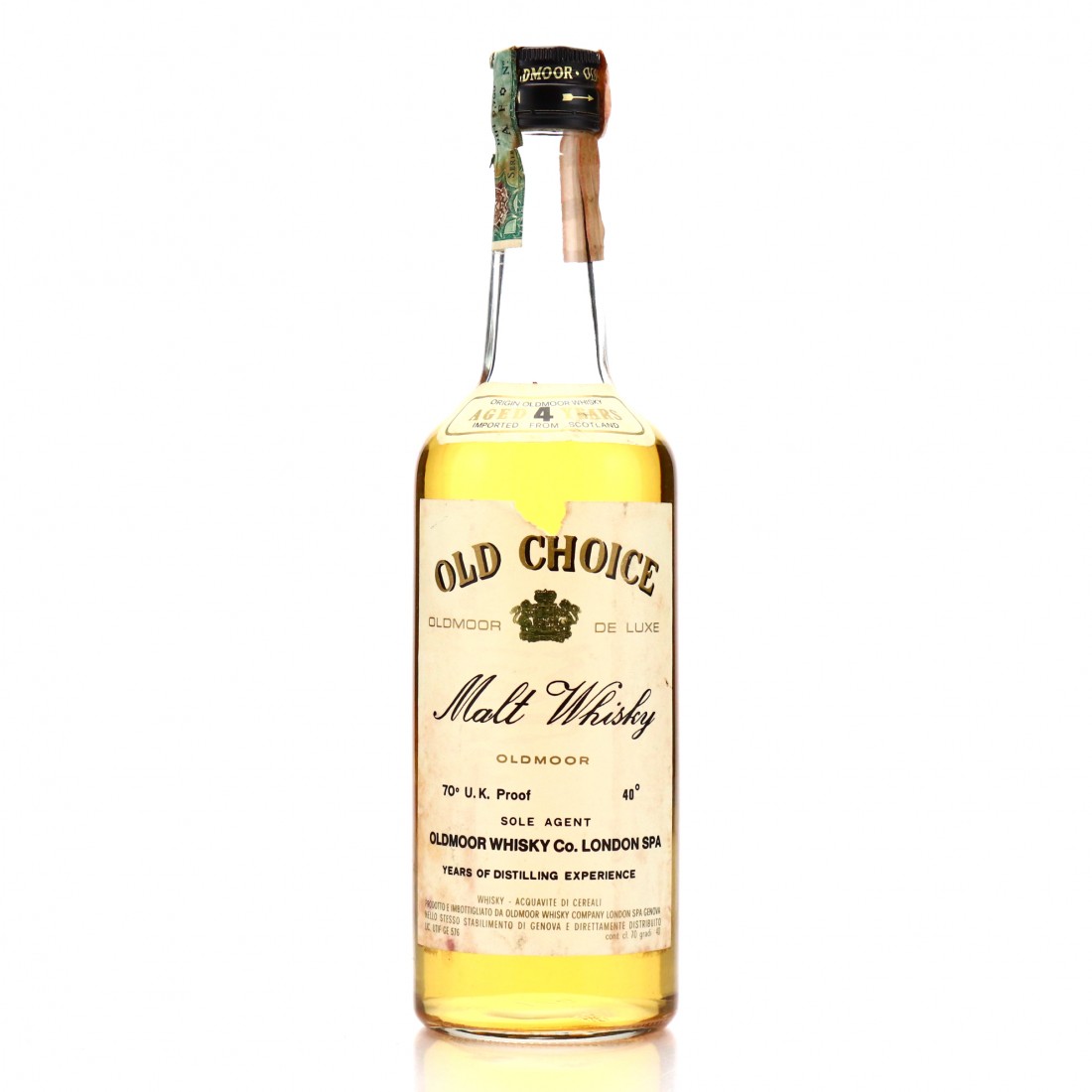 Oldmoor Old Choice Scotch Whisky 1990s | Whisky Auctioneer
