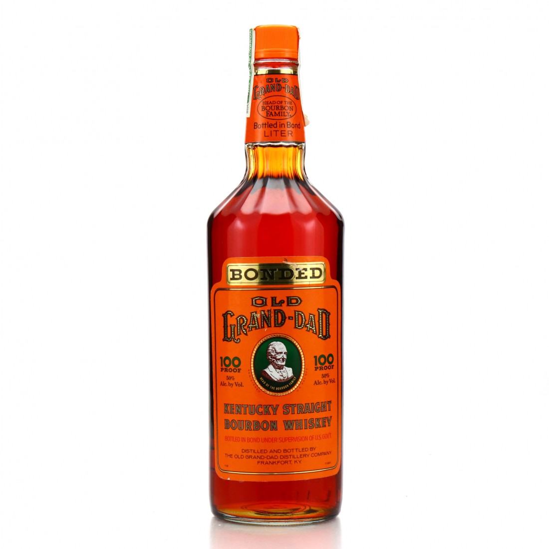 Old GrandDad Bottled in Bond Bourbon 100 Proof 1 Litre Whisky Auctioneer