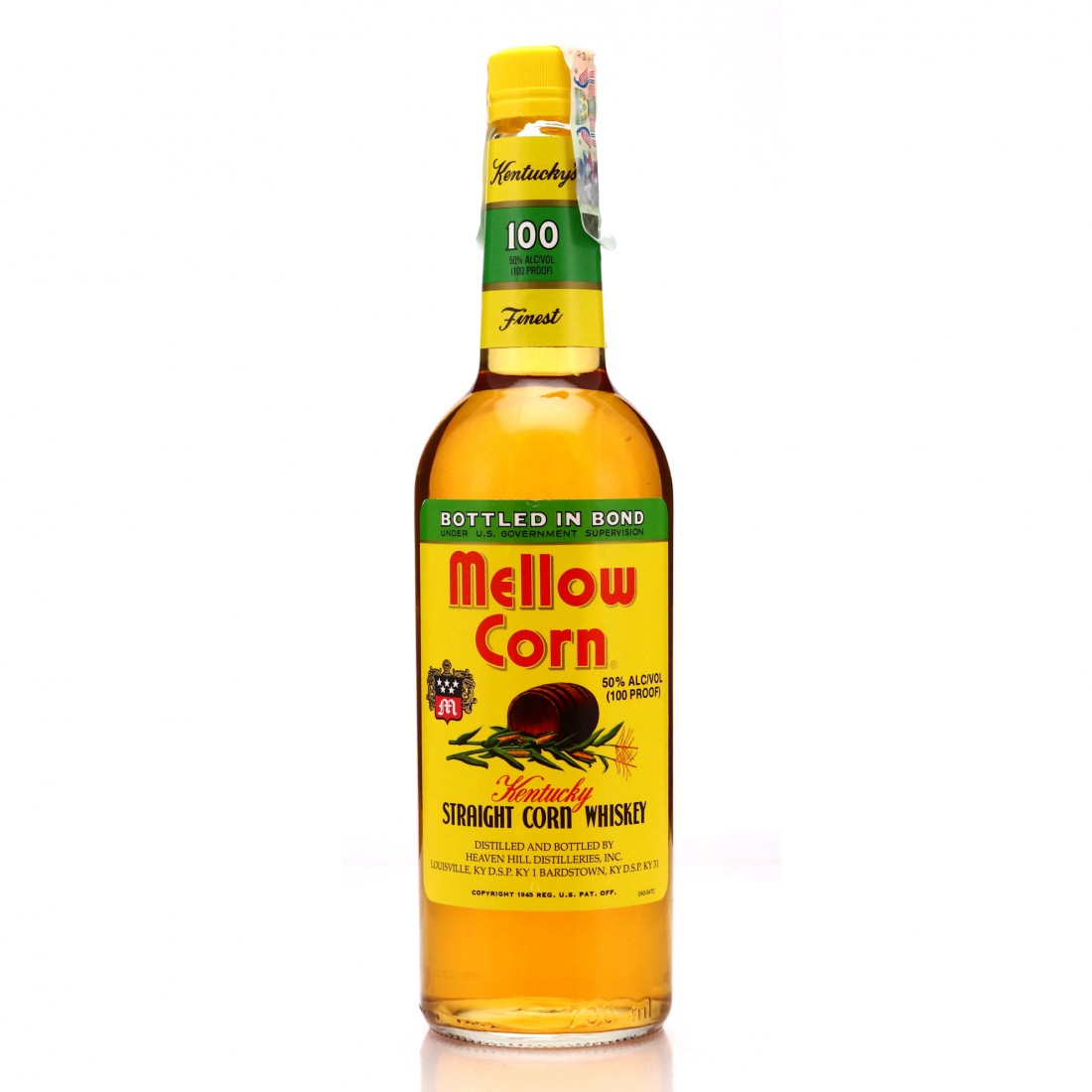 Mellow Corn Bottled in Bond Corn Whiskey Whisky Auctioneer
