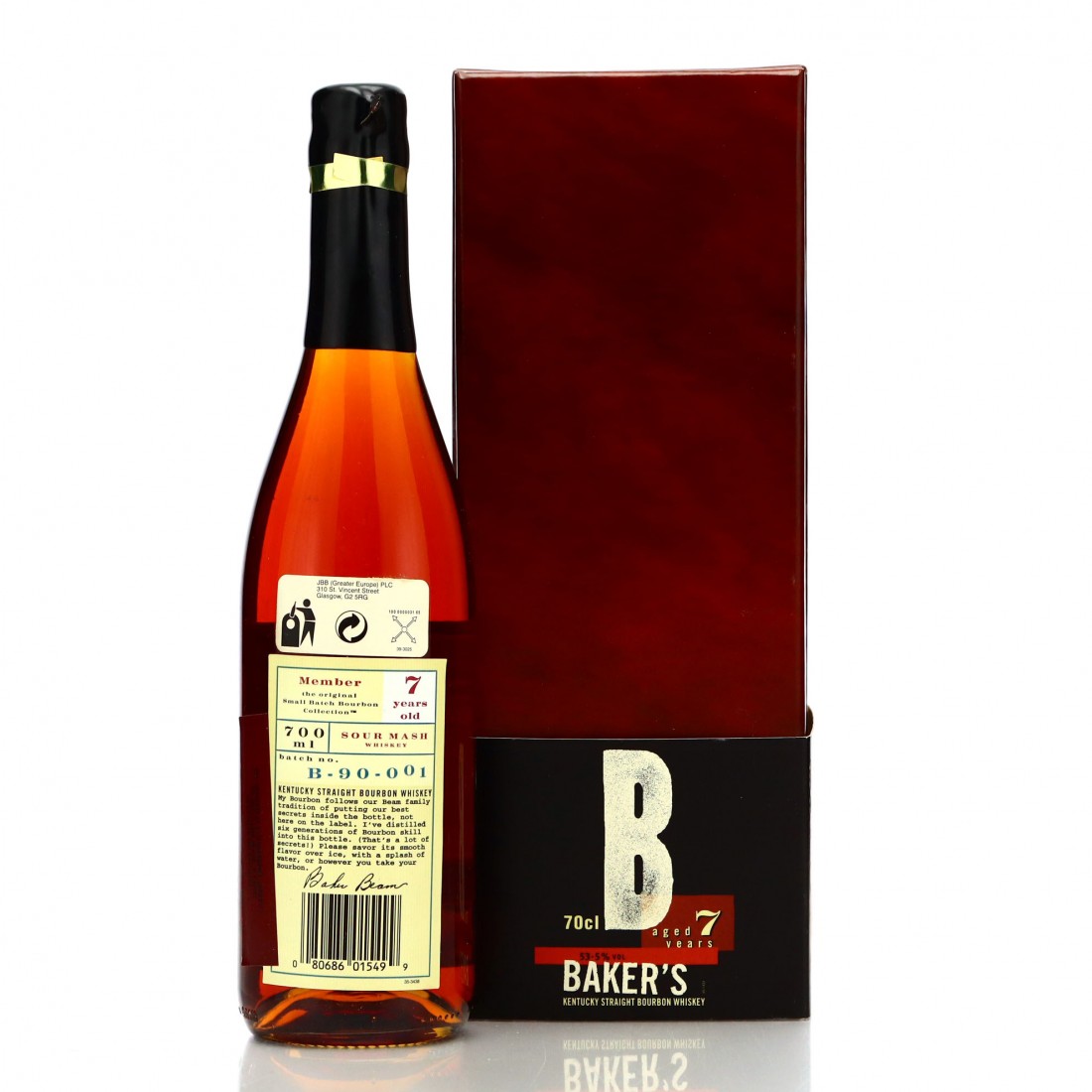 Baker's 7 Year Old 107 Proof Kentucky Straight Bourbon B90001