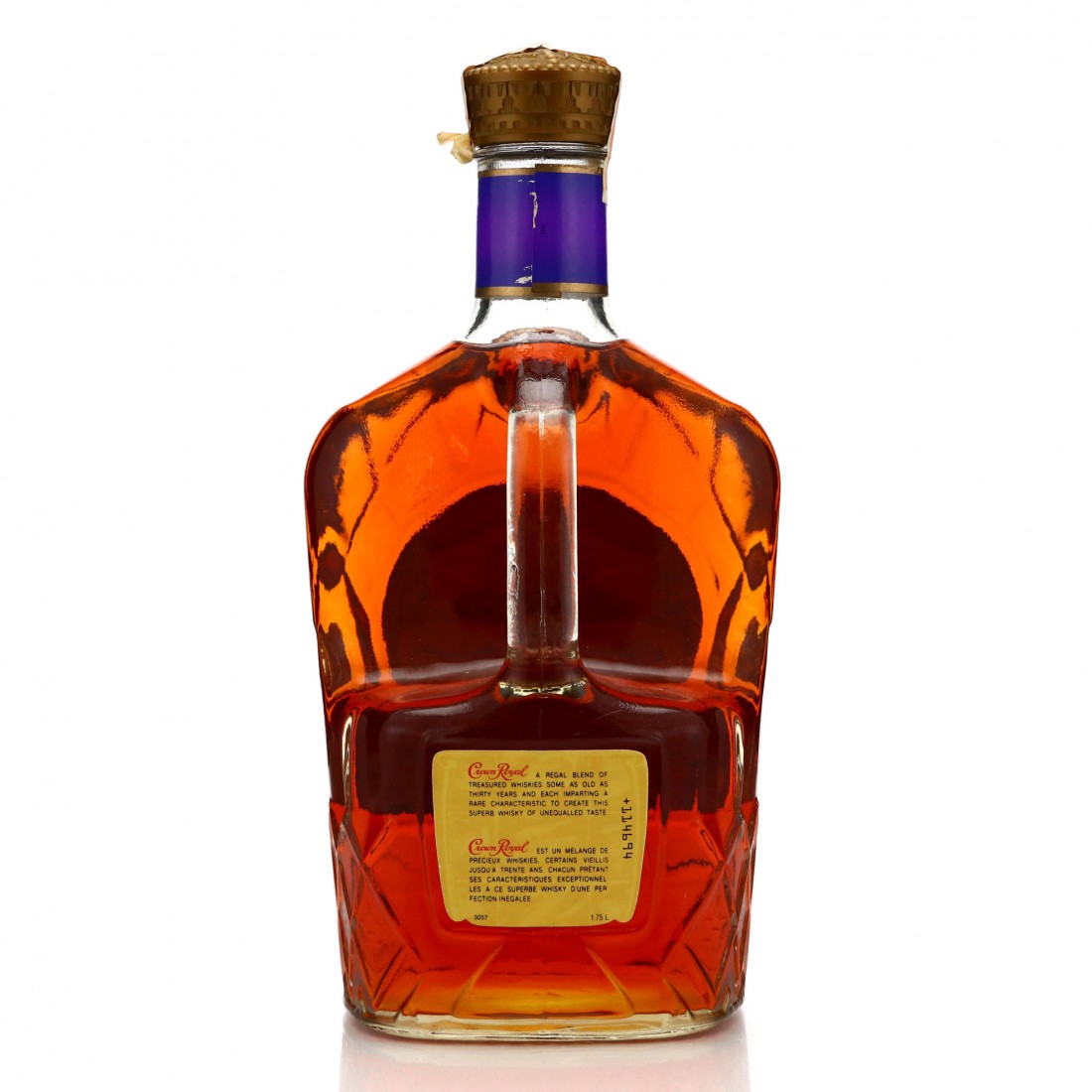 Seagram's Crown Royal Canadian Whisky 1.75 Litre 1970s Whisky Auctioneer