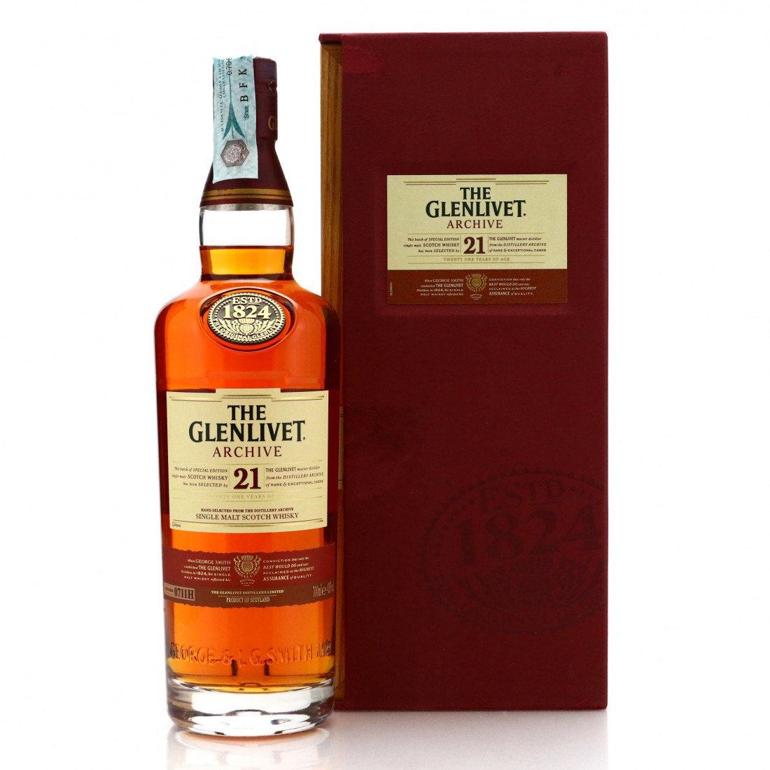 Glenlivet Archive 21 Year Old Batch 0711H Whisky Auctioneer