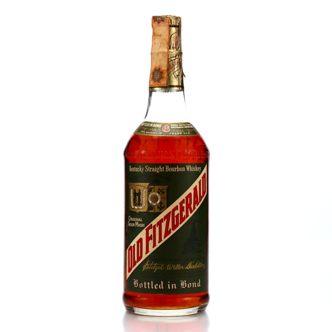 Old Fitzgerald 6 Year Old Bottled in Bond 86 Proof 1972 / Stitzel