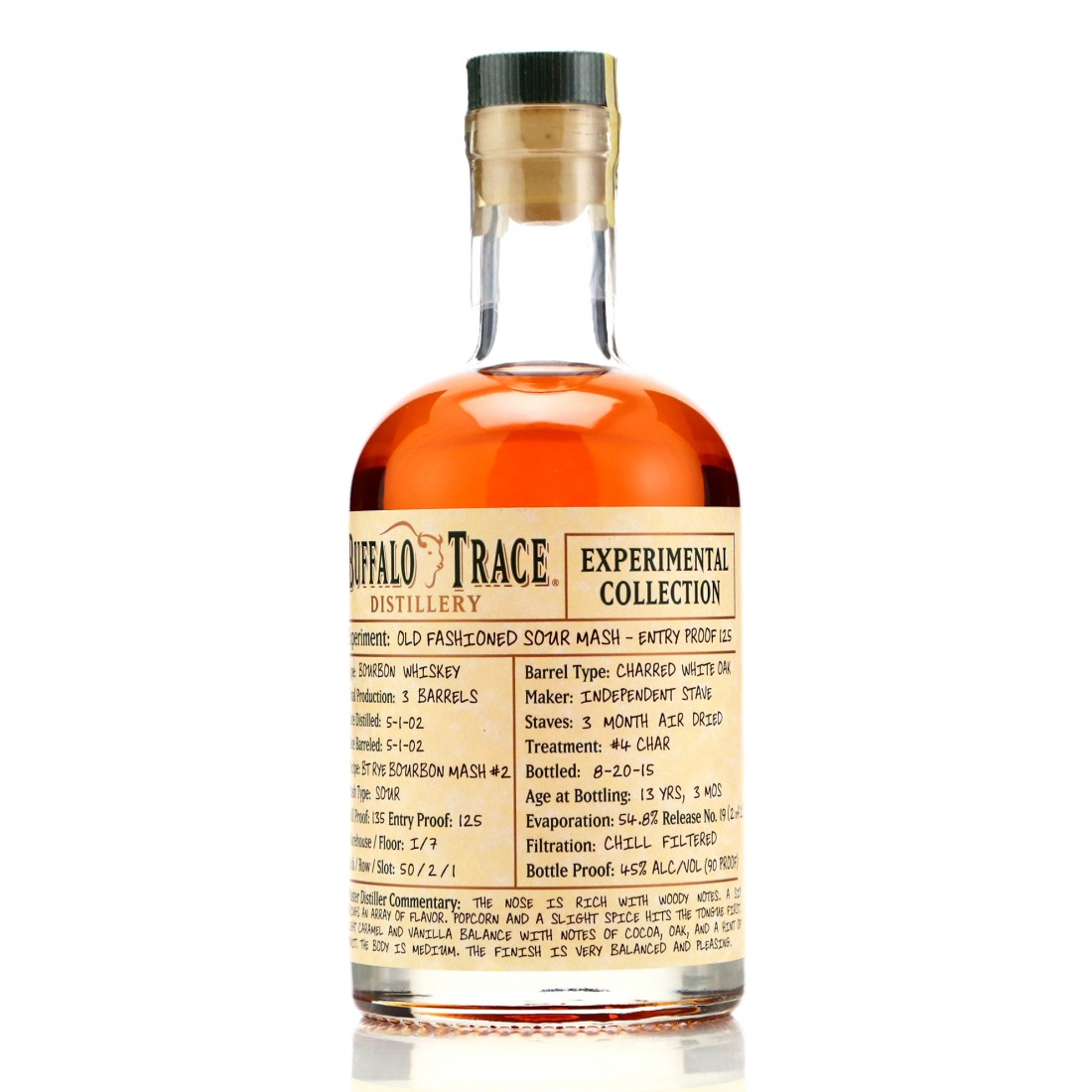 Buffalo Trace 2002 Experimental Collection 13 Year Old 37.5cl / Old