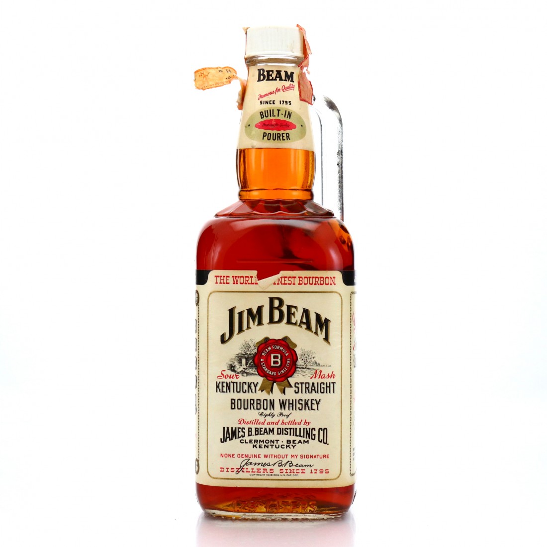 Jim Beam Kentucky Straight Bourbon 1.75 Litre 1980s | Whisky Auctioneer