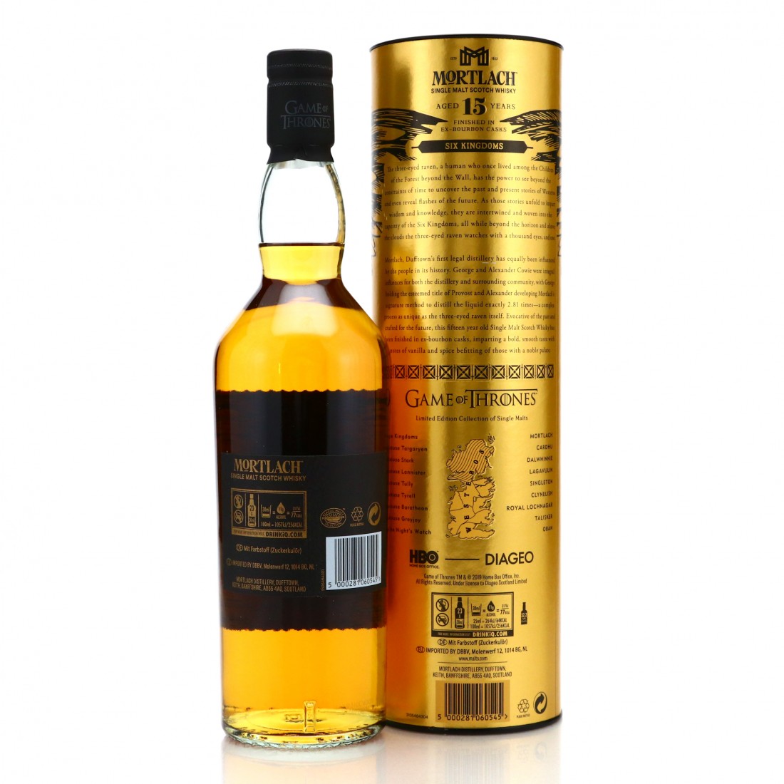 Mortlach 15 Year Old Game of Thrones / Six Kingdoms Whisky Auctioneer
