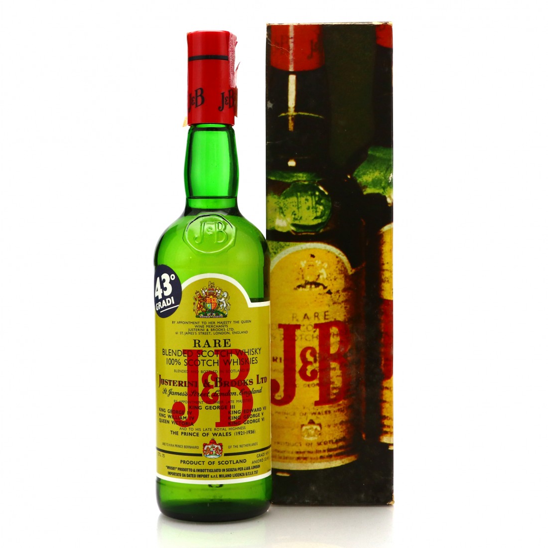 J&B Rare Scotch Whisky 1970s Whisky Auctioneer