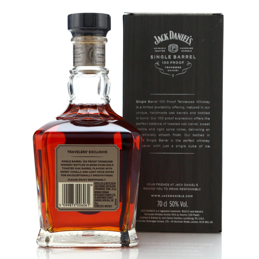Jack Daniel's Single Barrel 100 Proof 2016 / Travelers Whisky