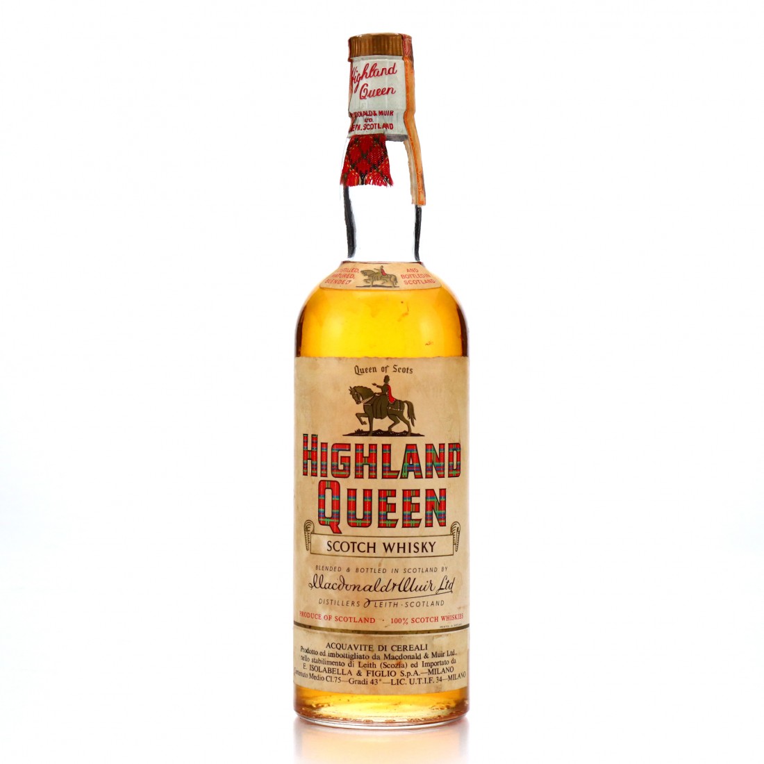 Highland Queen Scotch Whisky 1960s Whisky Auctioneer