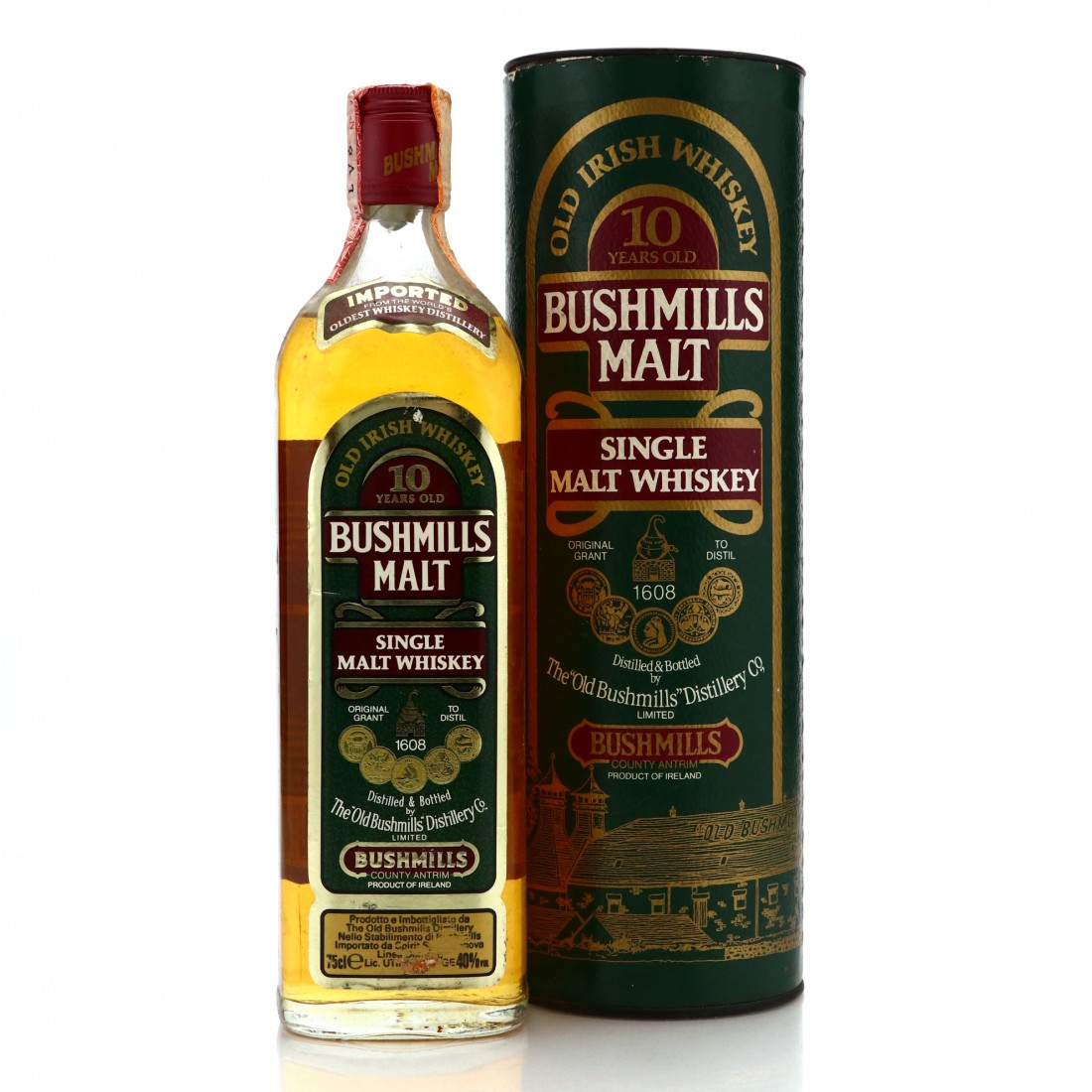 Bushmills 10 Year Old Single Malt 1980s | Whisky Auctioneer