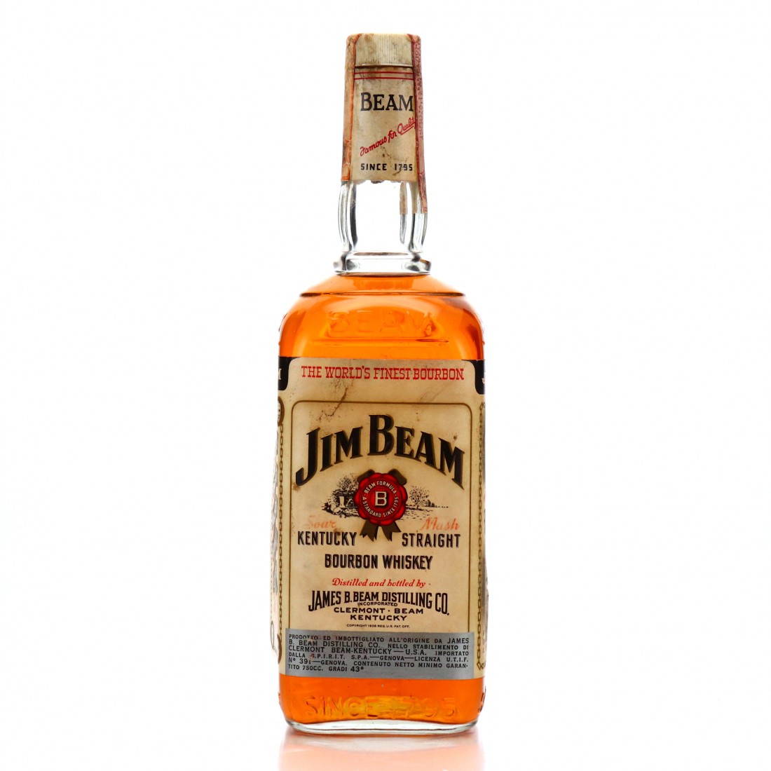 Jim Beam Kentucky Straight Bourbon 1979 | Whisky Auctioneer