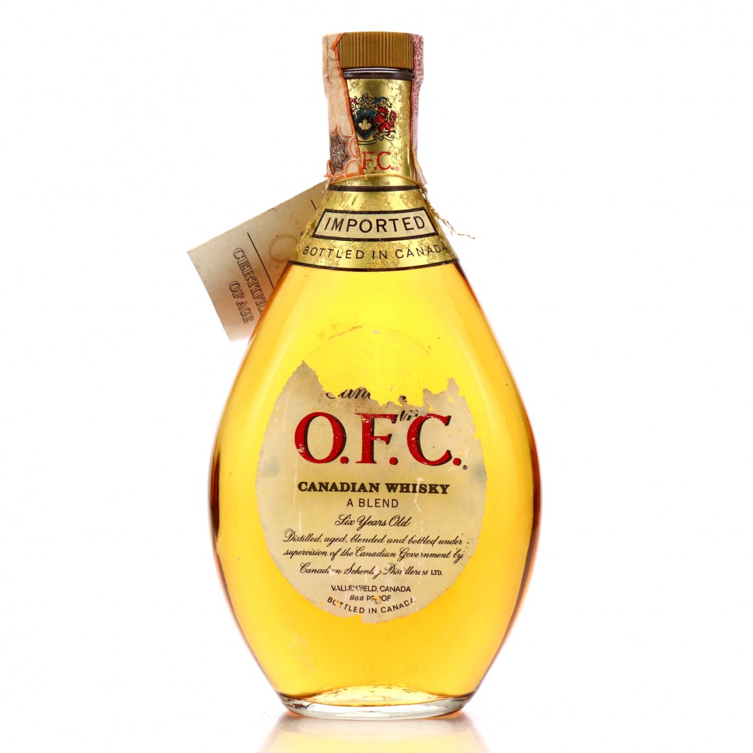 Schenley OFC Canadian Whiskey Whisky Auctioneer