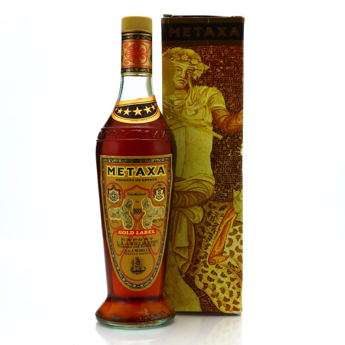 Metaxa Gold Label Whisky Auctioneer