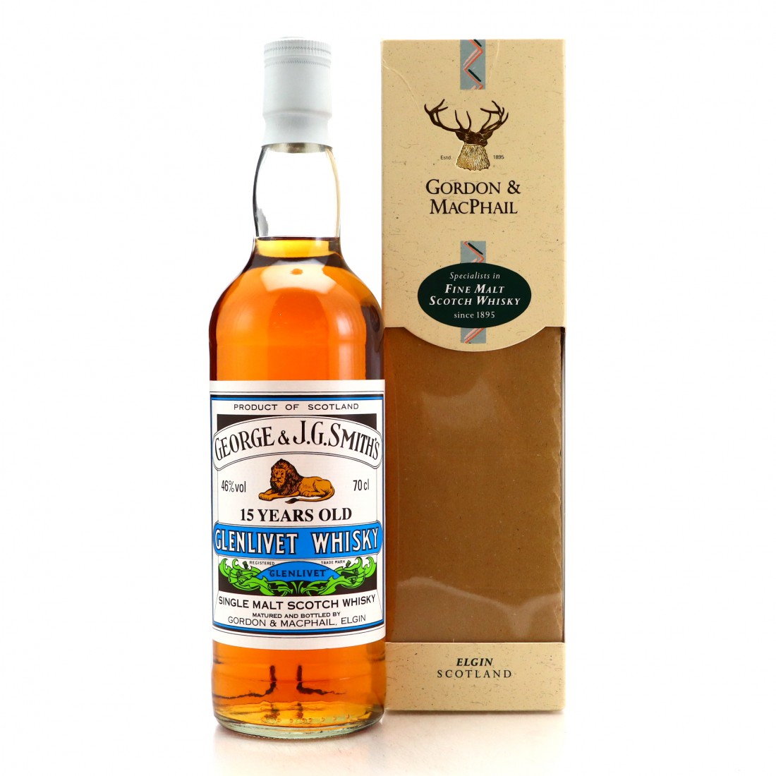 Glenlivet 15 Year Old Gordon and MacPhail Whisky Auctioneer