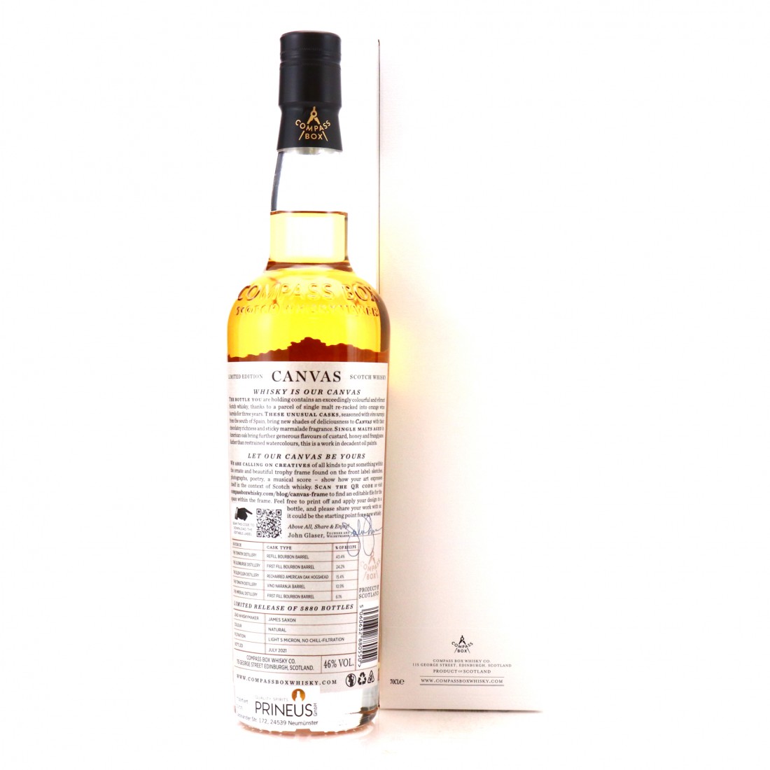 Compass Box Canvas Whisky Auctioneer