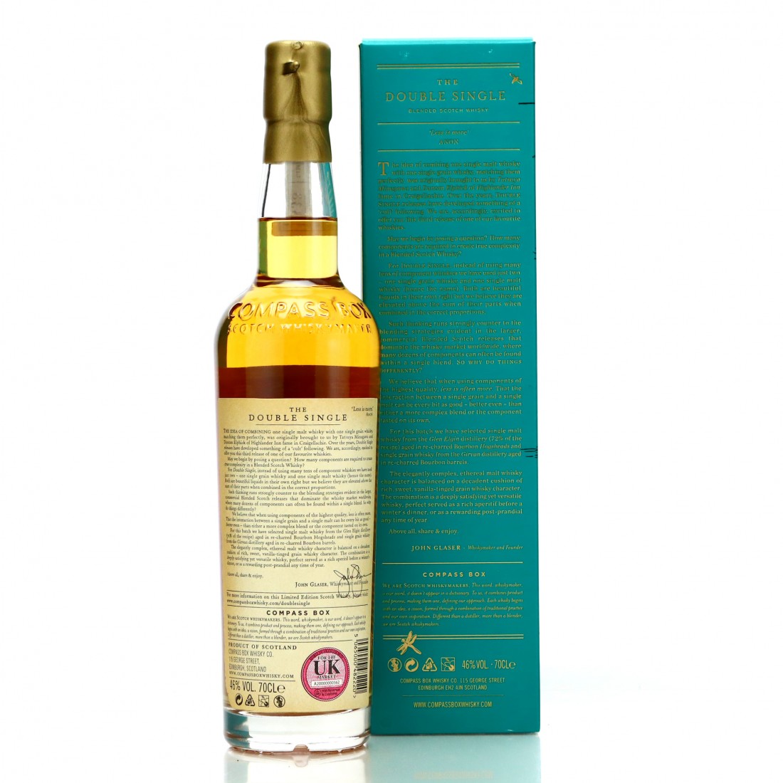 Compass Box The Double Single 2017 Whisky Auctioneer