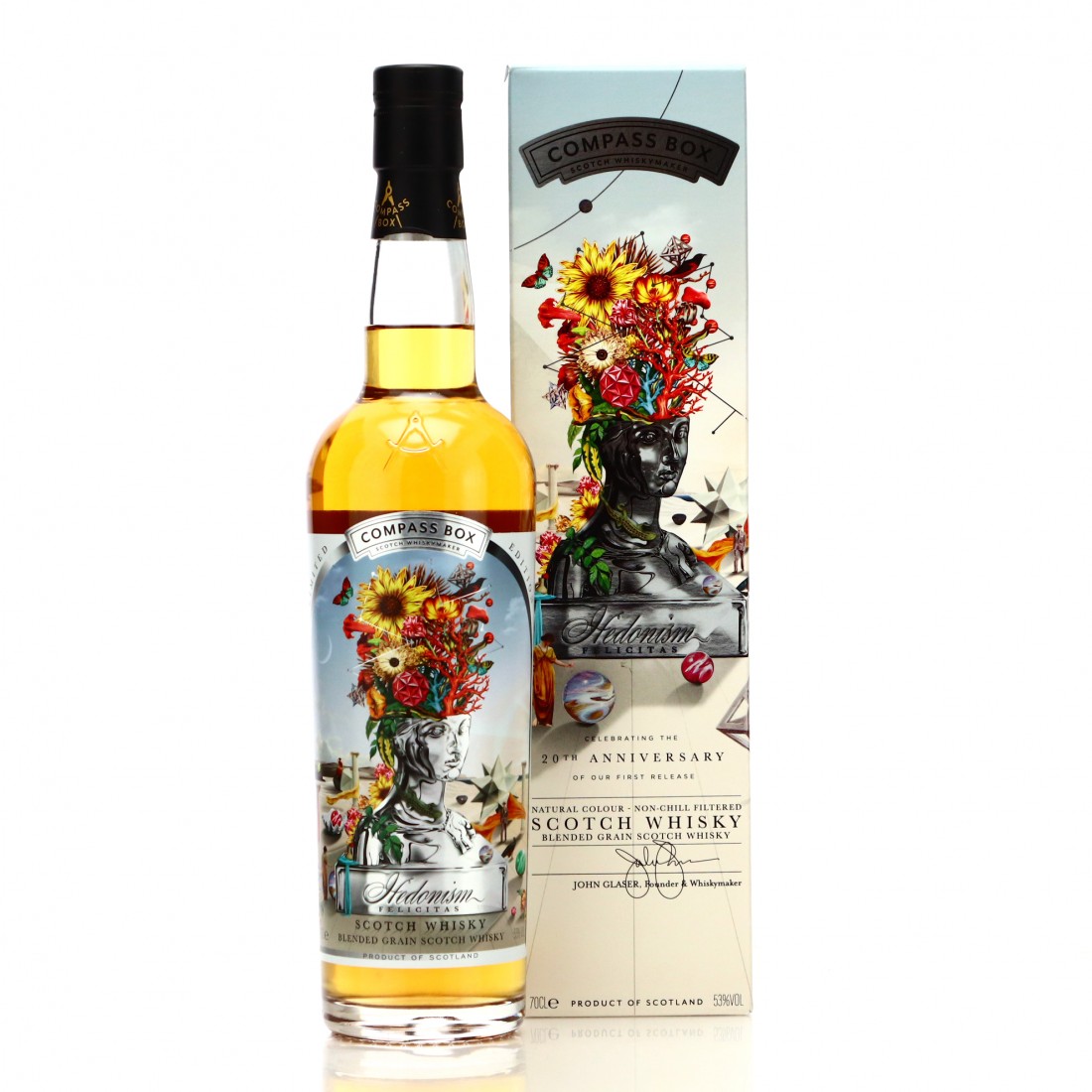 Compass Box Hedonism Felicitas / 20th Anniversary Whisky Auctioneer